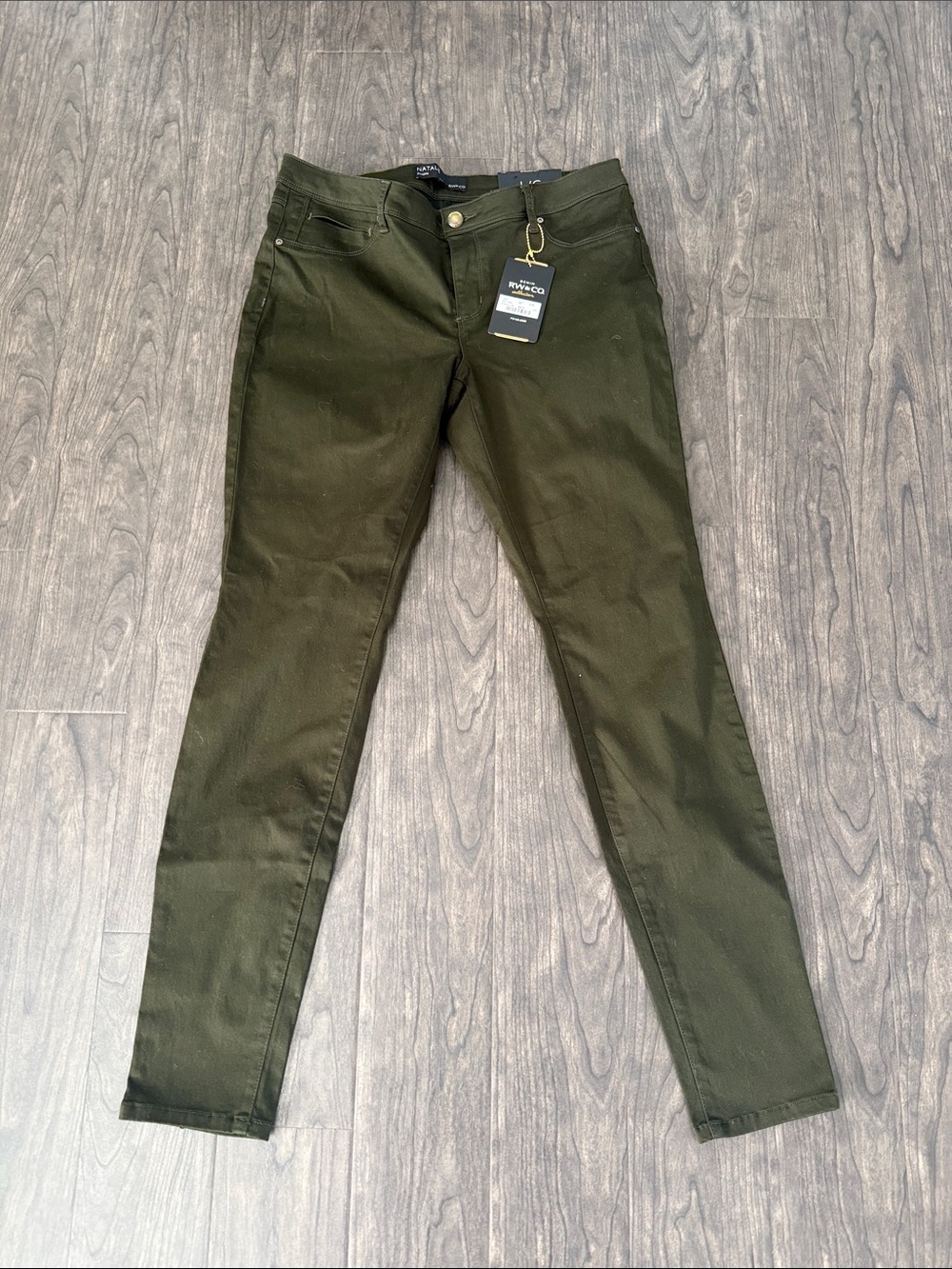 RW&CO. Olive Green Skinny Jeans